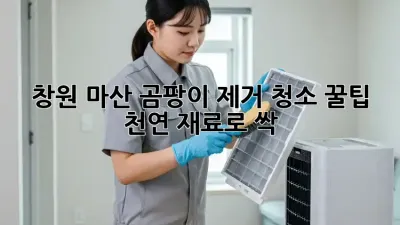 창원 마산 곰팡이 제거 청소 꿀팁🍯: 천연 재료로 싹!